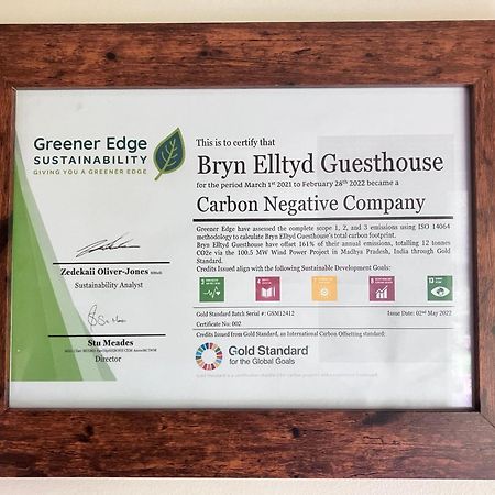 Bryn Elltyd Eco House Guest House Blaenau Ffestiniog Exterior photo
